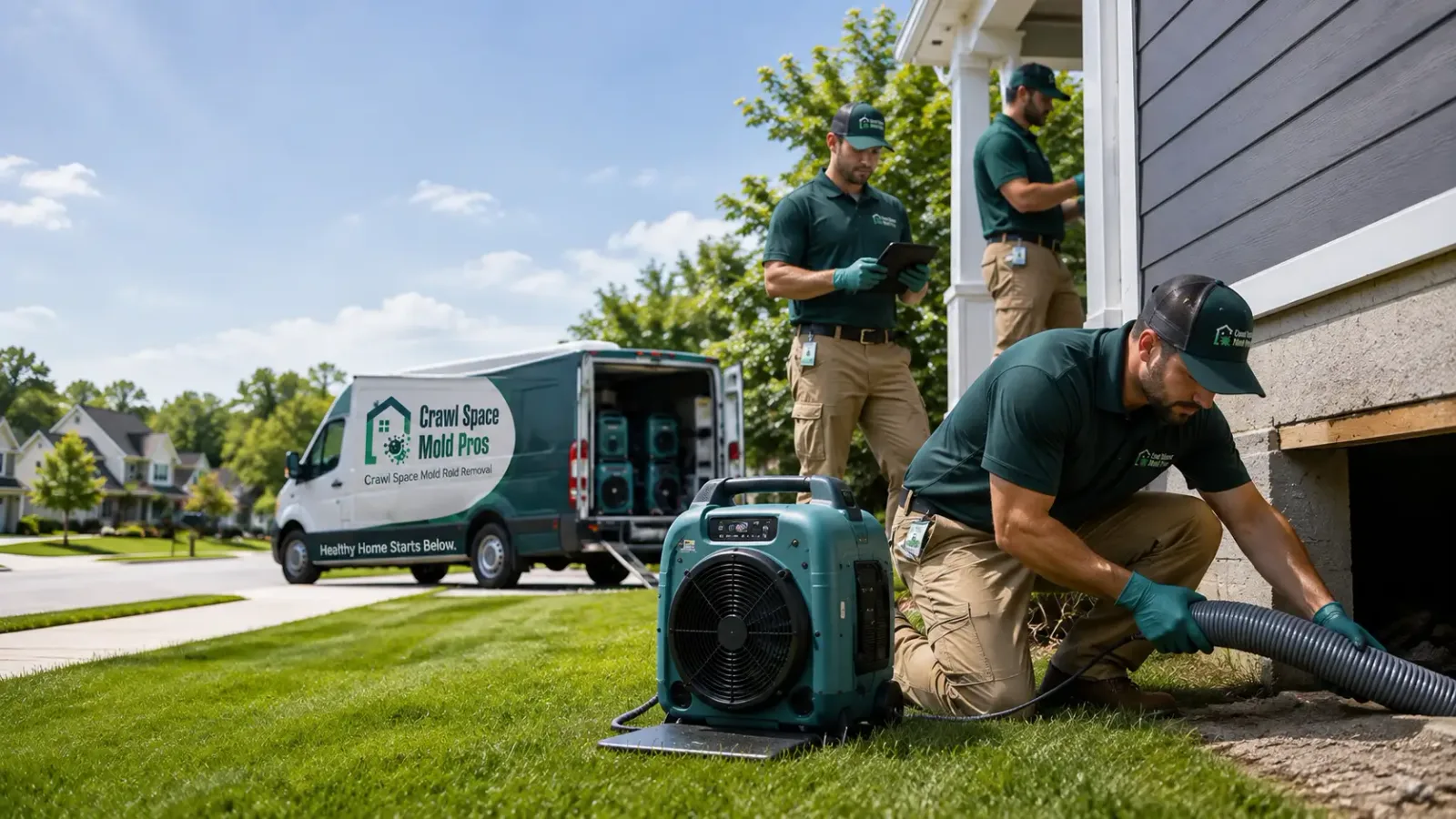 Crawl Space Mold Removal in West Columbia, TX